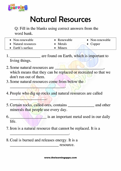 Natural-Resources-Worksheets-for-Grade 3-Activity-3