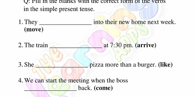 Present-Tense-Worksheets-for-Grade-3-Activity-2