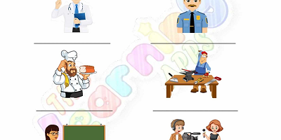 Professions-Worksheets-for-Grade 3-Activity-6 Professions-Worksheets-for-Grade 3-Activity-6
