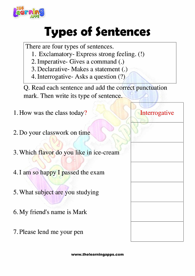Types-of-Sentences-Worksheets-for-Grade-3-Activity-1