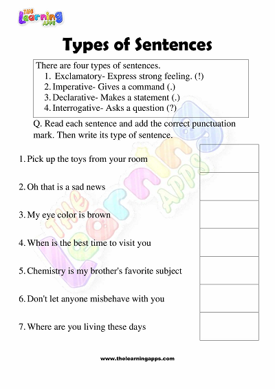 Types-of-Sentences-Worksheets-for-Grade-3-Activity-2