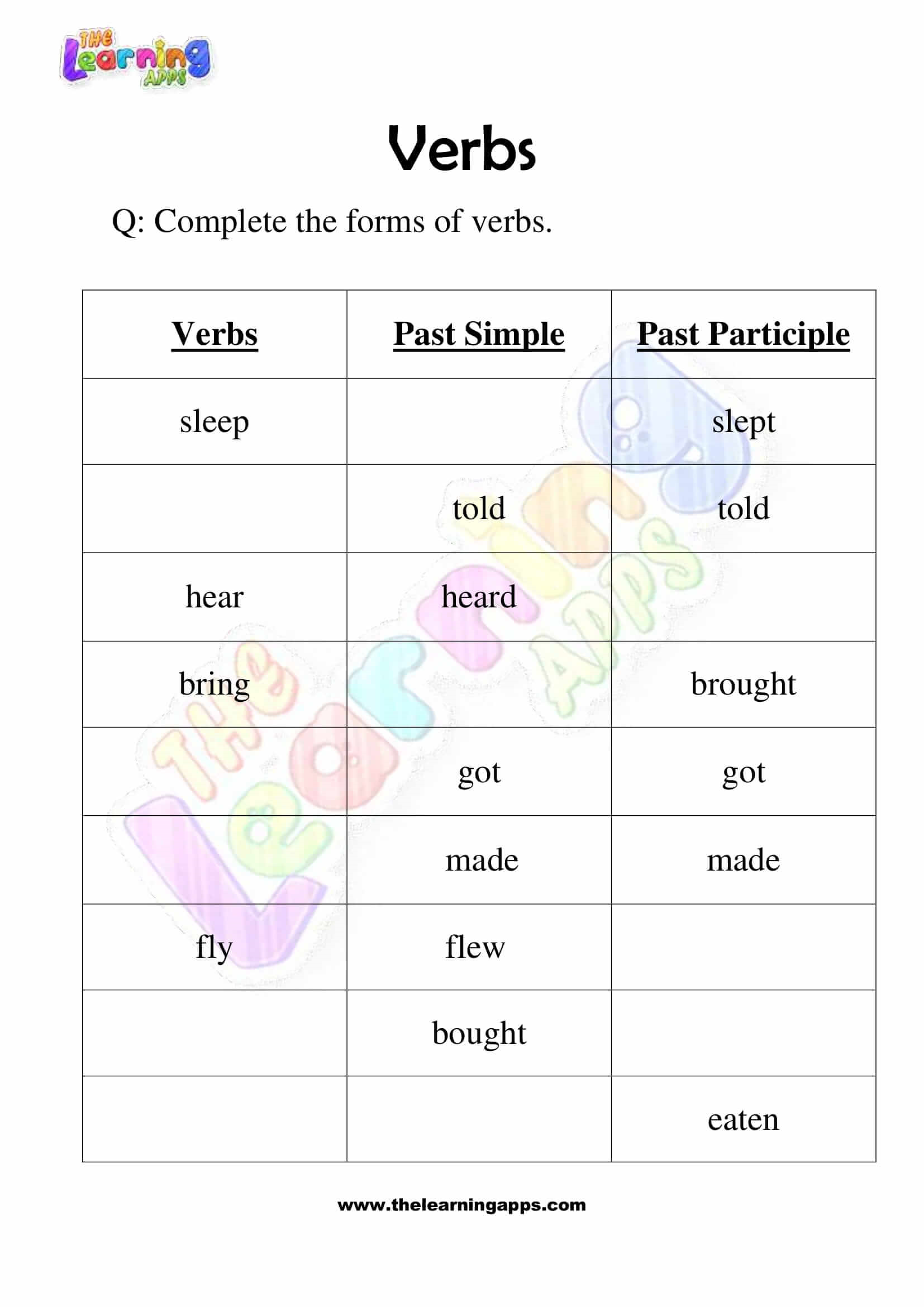 Verbs-Worksheets-for-Grade-3-Activity-10