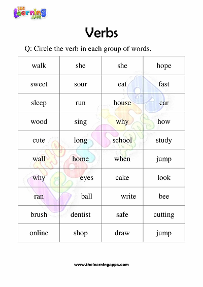 Verbs-Worksheets-for-Grade-3-Activity-7