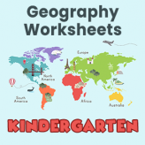 Kindergarten-Erdkunde-Arbeitsblatt