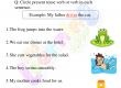 Simple Present Tense Worksheets for Grade 1 - Activity 1