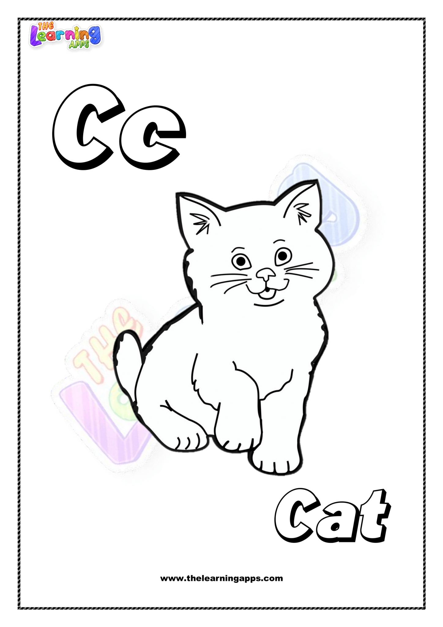 Animal ABC Worksheet C animal abc worksheet c