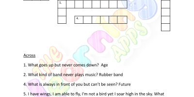 Crossword Puzzles for Grade 3 - Activity 2