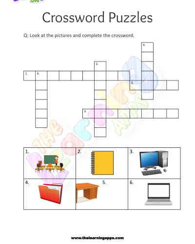 Crossword Puzzles for Grade 3 - Activity 5