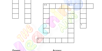 Crossword Puzzles for Grade 3 - Activity 7