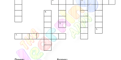 Crossword Puzzles for Grade 3 – Activity 8 Crossword Puzzles for Grade 3 - Activity 8