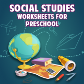 Hojas de trabajo de estudios sociales para preescolar