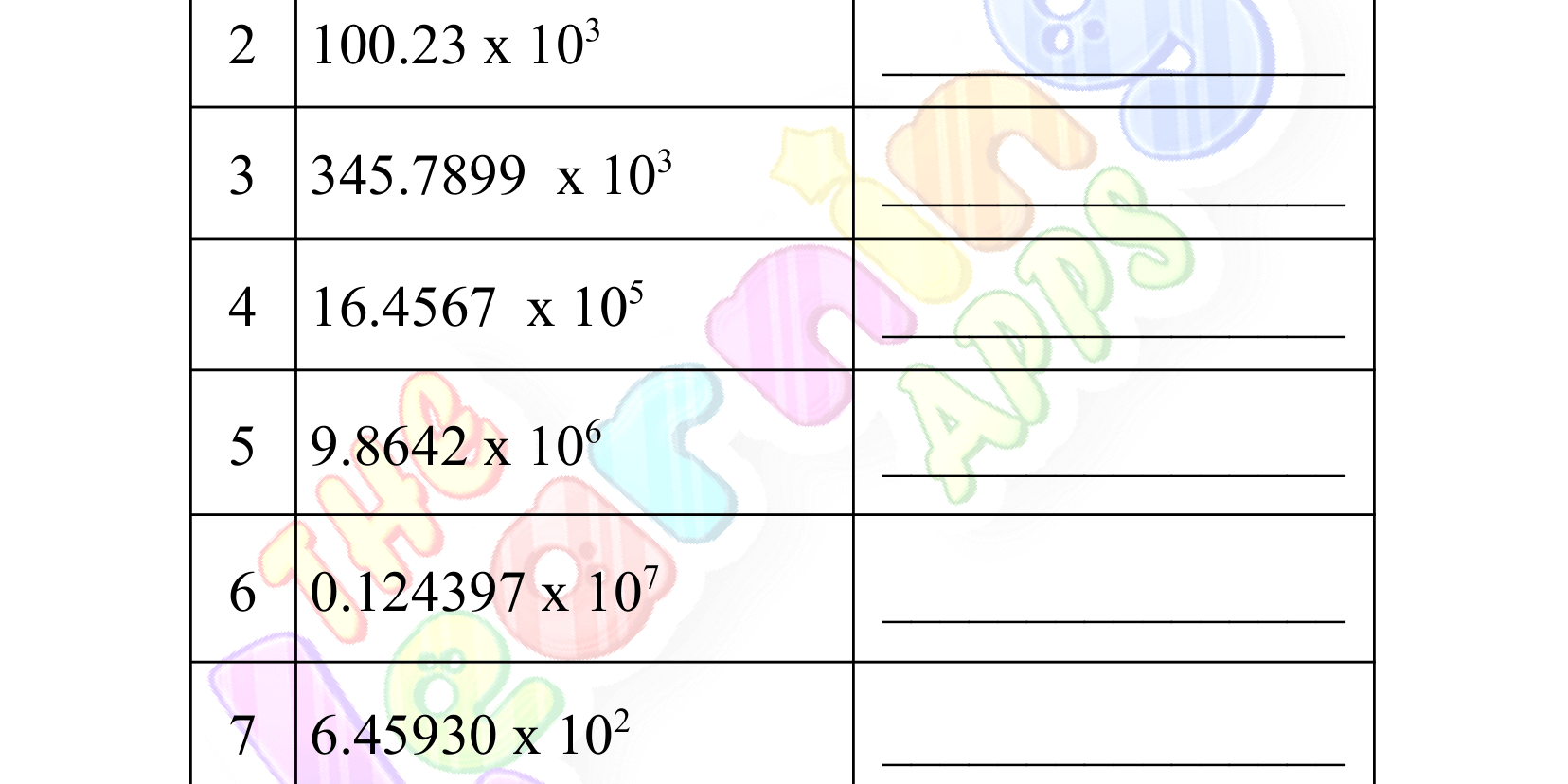 scientific notation worksheet grade 3-01