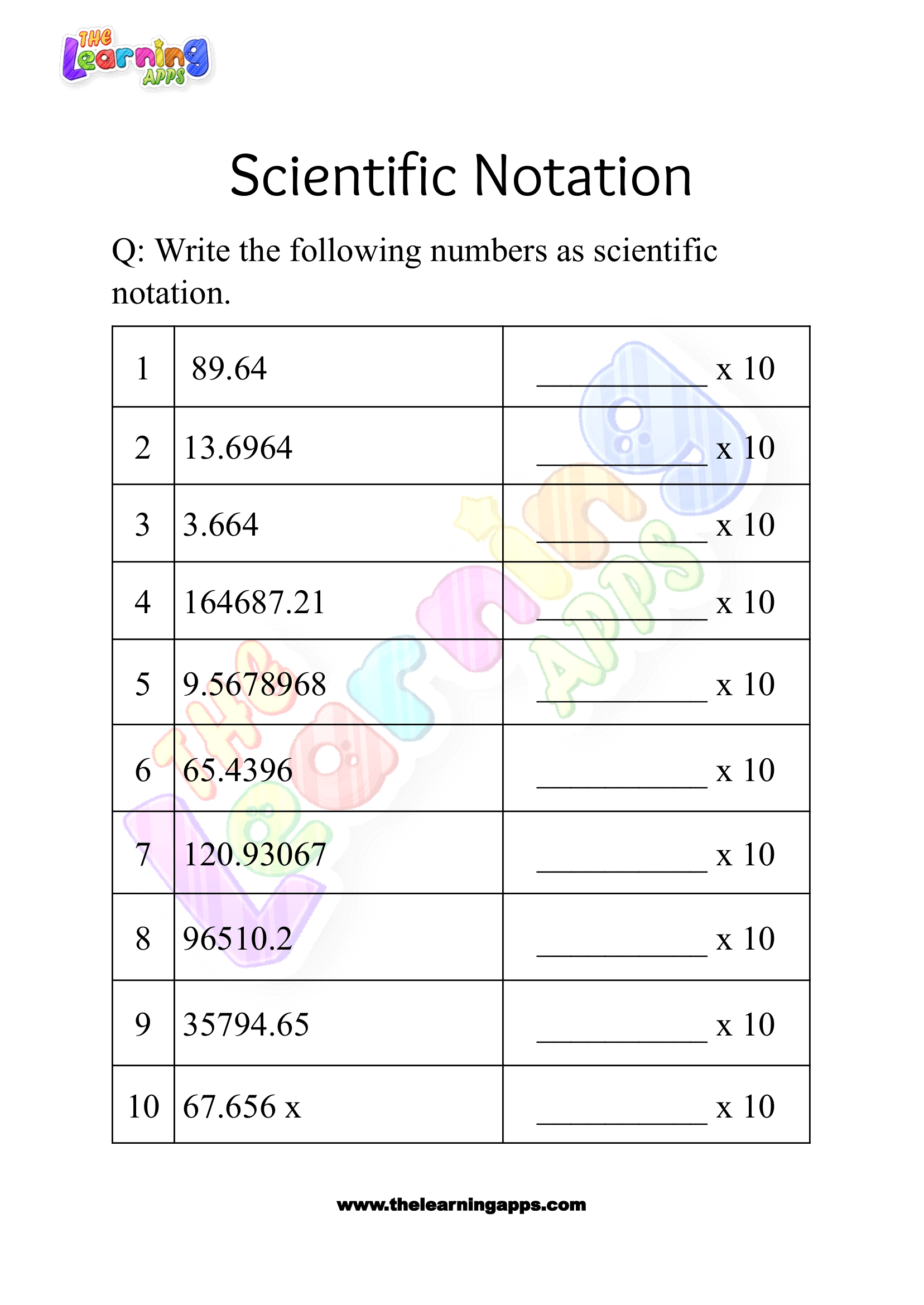 scientific notation worksheet grade 3-04