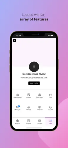 Blackboard Learning App pro studenty