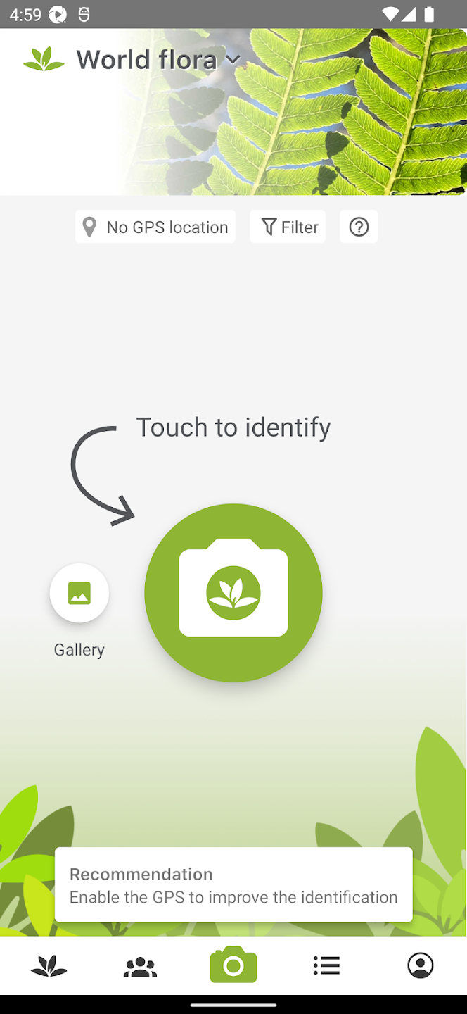 Plant Identification App for you