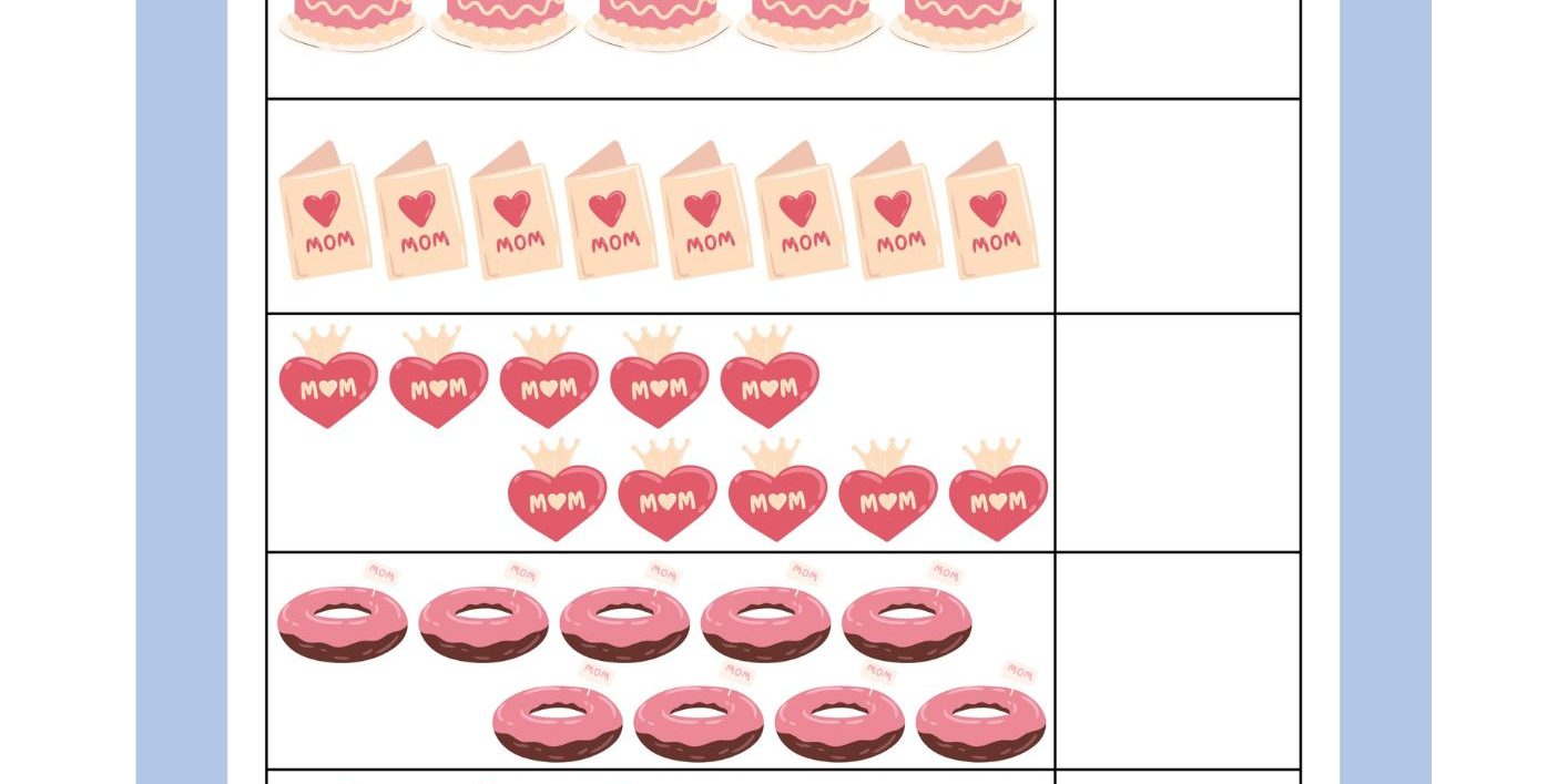 Mothers Day Worksheet – 10 Mother's coloring pages for kids - Thelearningapps