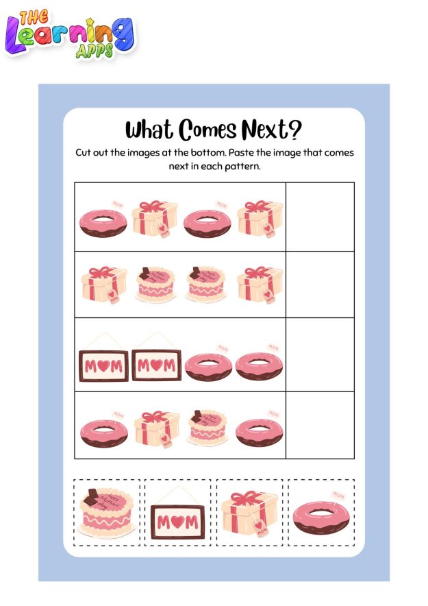 Mother's coloring pages for kids - Thelearningapps