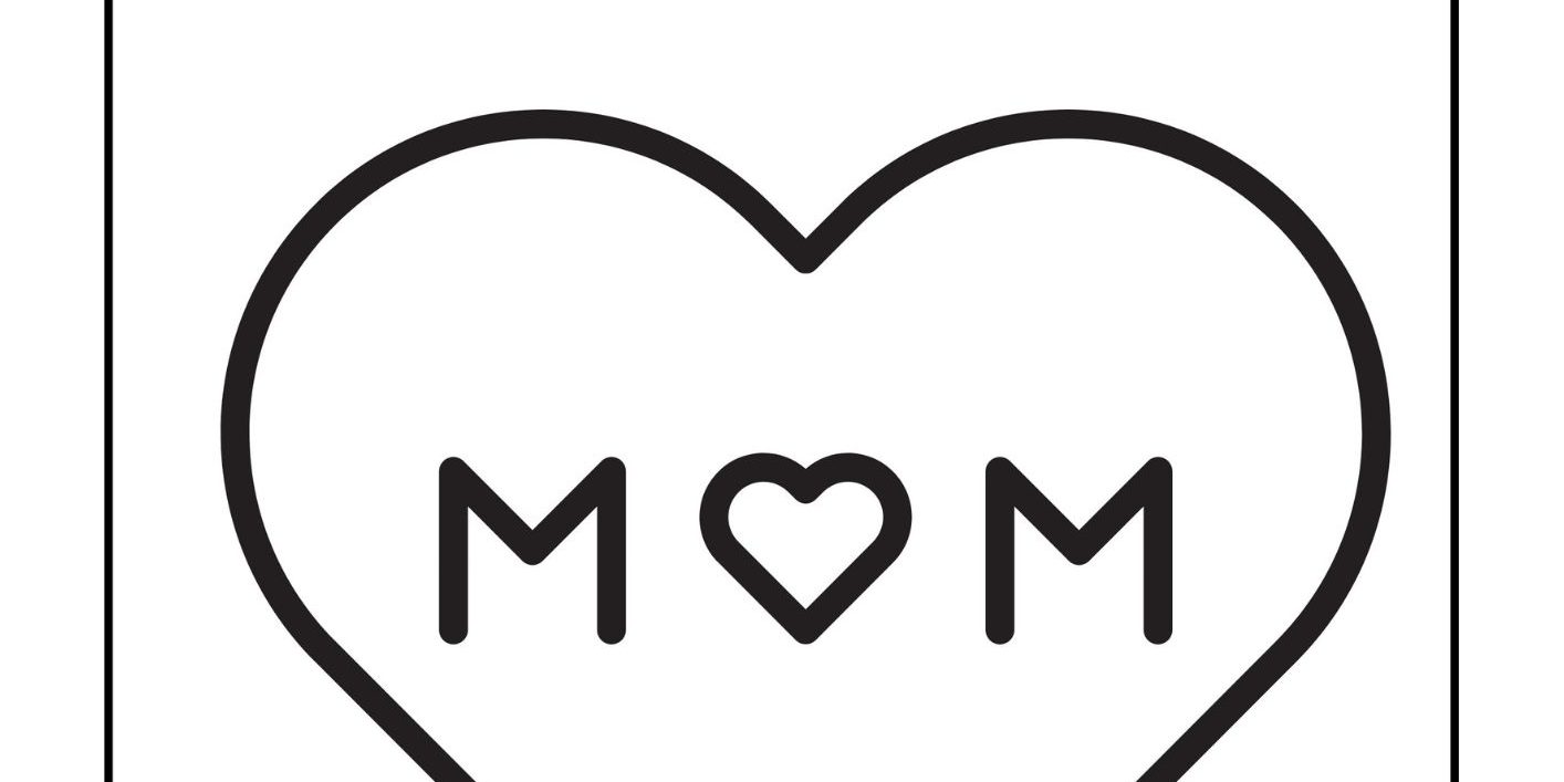 Mothers Day Worksheet – 5 Mother's coloring pages for kids - Thelearningapps