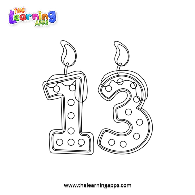 Free Printable Number Coloring Pages For Kids