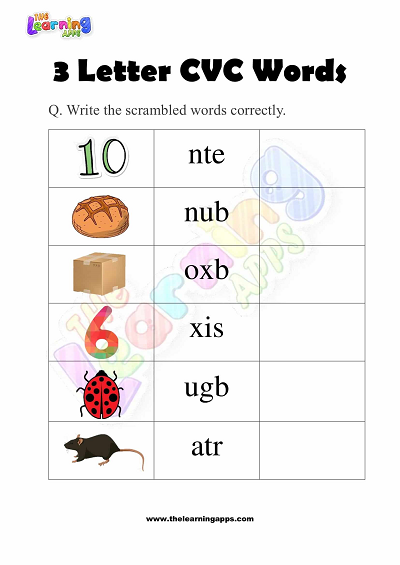 3-Letter-CVC-Words-Worksheets-for-Kindergarten-Activity-9