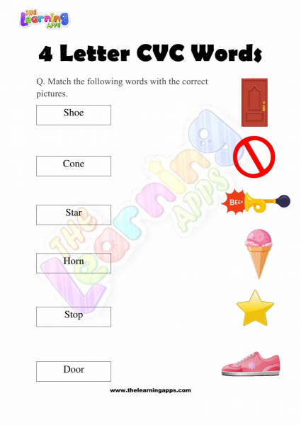 4-Letter-CVC-Words-Worksheets-for-Kindergarten-Activity-6