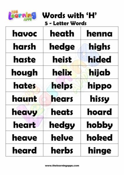 5 LETTER WORD STARTING WITH H-2