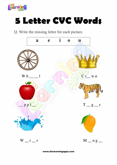 5-Letter-CVC-Words-Worksheets-for-Kindergarten-Activity-1
