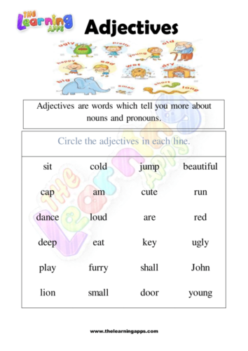 Adjectives Worksheet 02