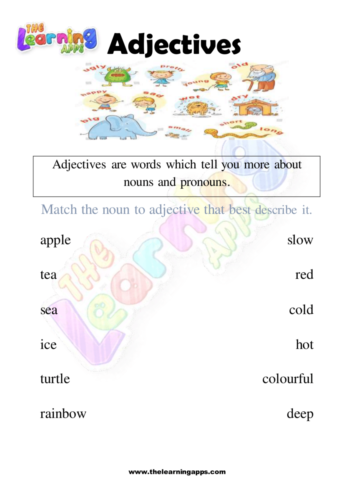 Adjectives Worksheet 03