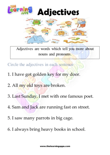 Adjectives Worksheet 06
