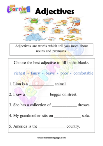Adjectives Worksheet 08