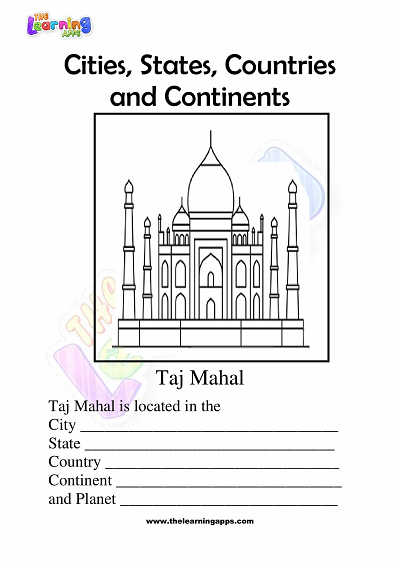 City-State-Country-Continent-Worksheets-Grade-3-Activity-7
