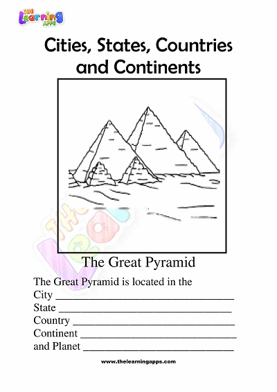 City-State-Country-Continent-Worksheets-Grade-3-Activity-8