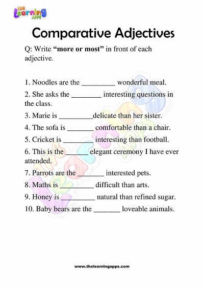 Comparative-Adjectives-Worksheets-Grade-3-Activity-6