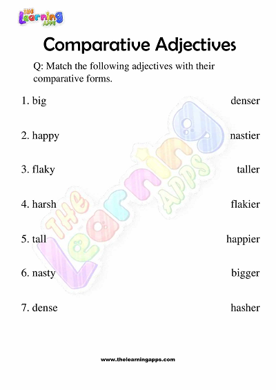Comparative-Adjectives-Worksheets-Grade-3-Activity-7