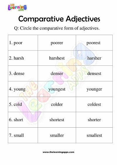 Comparative-Adjectives-Worksheets-Grade-3-Activity-9