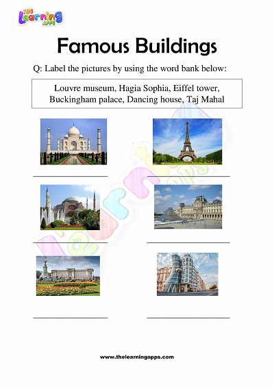 Famous-Buildings-Worksheets-for-Grade-3-Activity-3