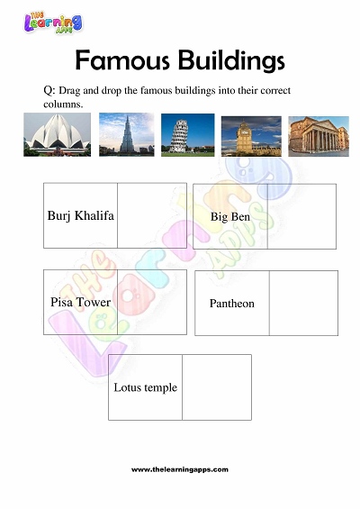 Famous-Buildings-Worksheets-for-Grade-3-Activity-8