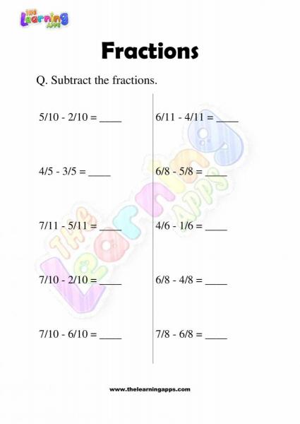 Fractions - Grade 3 - Activity 10