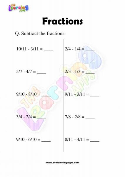 Fractions - Grade 3 - Activity 8