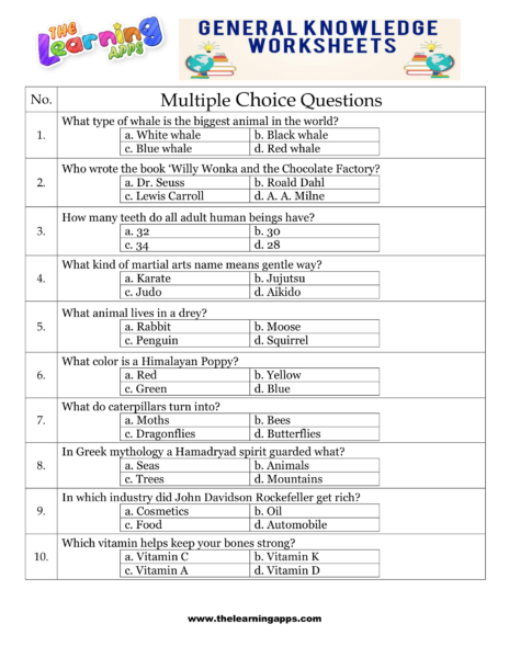 Allmän kunskap Quiz 12