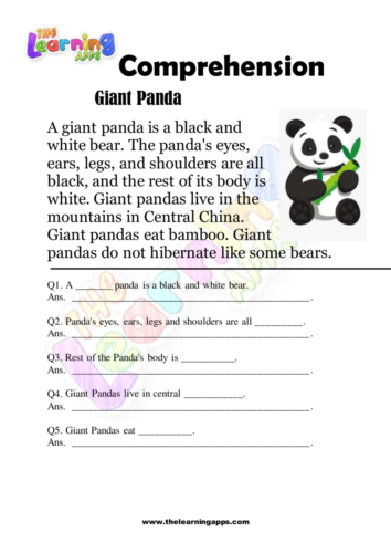 Giant Panda Comprehension