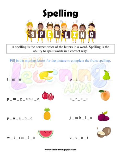 Grade 2 Spelling Worksheet 02