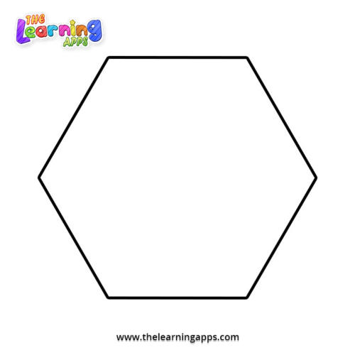 Hexagon Coloring Worksheet