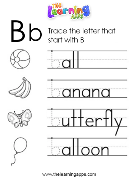 Letter B Worksheet 02