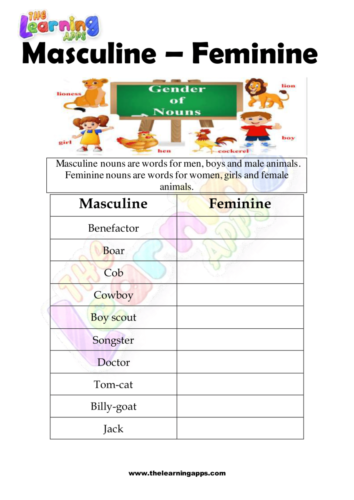 Masculine - Feminine 10
