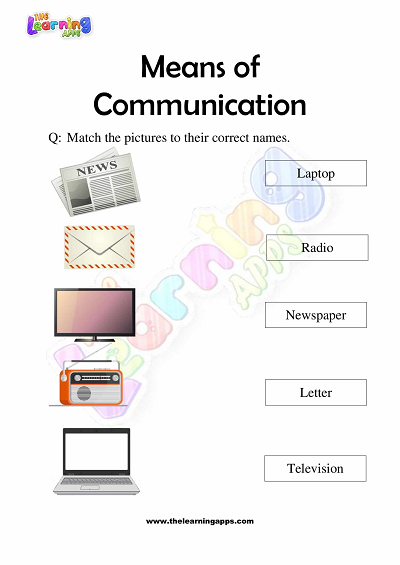 Means-of-Communication-Worksheets-for-Grade 3-Activity-1