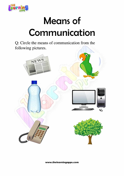 Means-of-Communication-Worksheets-for-Grade 3-Activity-4