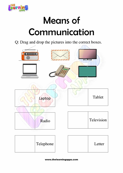 Means-of-Communication-Worksheets-for-Grade 3-Activity-8