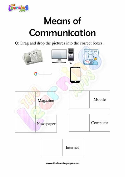Means-of-Communication-Worksheets-for-Grade 3-Activity-9